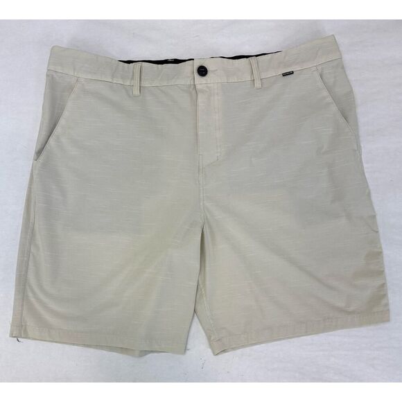 Hurley Walkshort Phantom Flow Shorts Khaki Board Shorts - Men's Size 40 - Picture 1 of 9